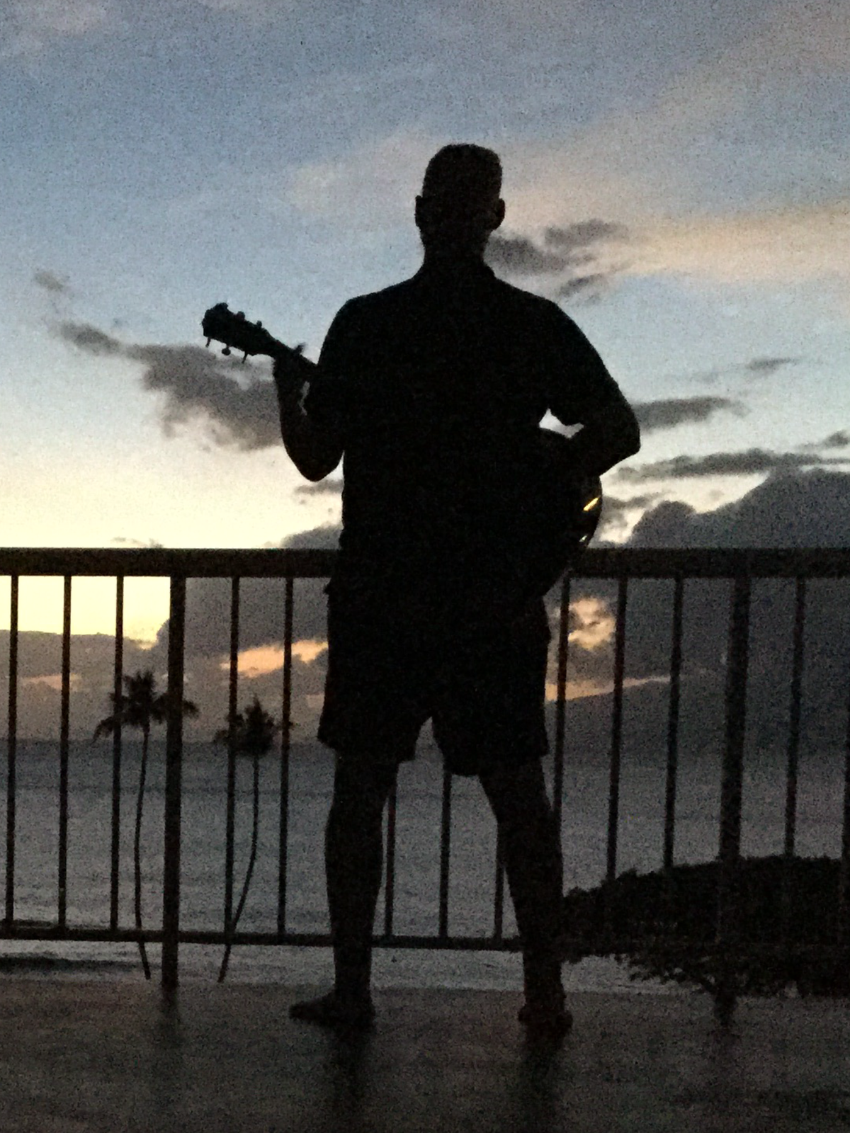 Shambhu on Maui at dusk