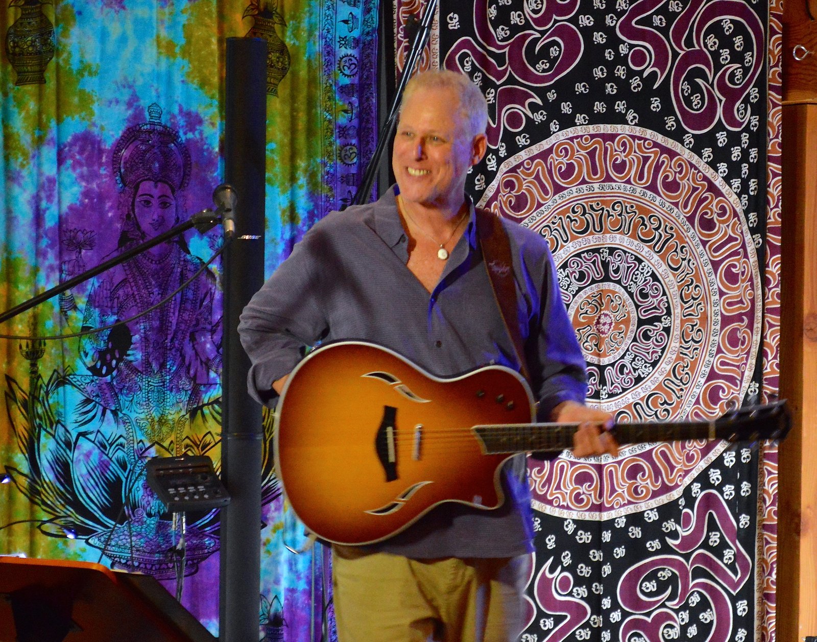 Shambhu performing at Pilgrimage Yoga Studios